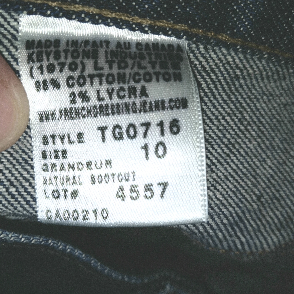 French Dressing Paris super high rise extra long Vintage bootcut jeans - Picture 3 of 7